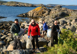 Teistholmen er ryddet og klar til årets sommer